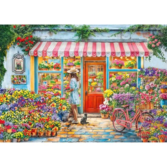 Puzzle Trefl Floristería de 1000 Piezas