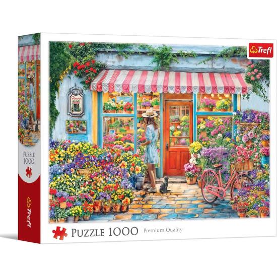 Puzzle Trefl Floristería de 1000 Piezas