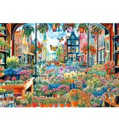 Puzzle Trefl Floristería en Ámsterdam de 2000 Piezas