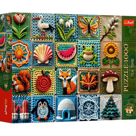 Puzzle Trefl Ganchillo - Cuatro Estaciones de 1000 Pieza