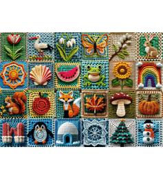 Puzzle Trefl Ganchillo - Cuatro Estaciones de 1000 Pieza