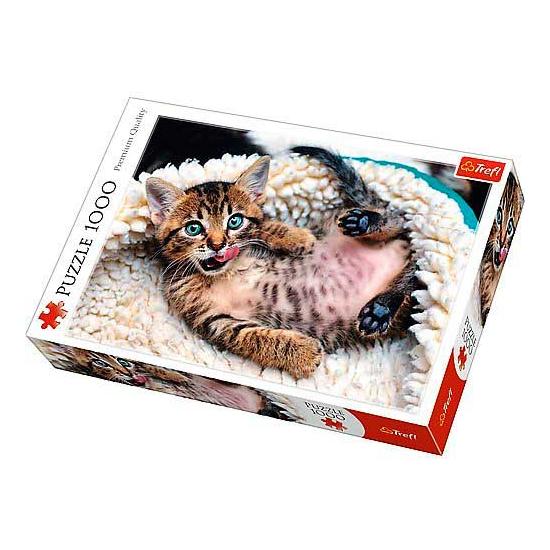 Puzzle Trefl Gatito Alegre de 1000 Piezas