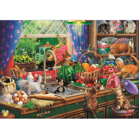 Puzzle Trefl Gatitos Alborotadores de 1000 Piezas Puzzle Trefl Gatitos Alborotadores de 1000 Piezas