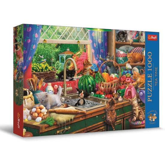 Puzzle Trefl Gatitos Alborotadores de 1000 Piezas Puzzle Trefl Gatitos Alborotadores de 1000 Piezas