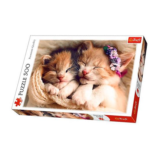 Puzzle Trefl Gatitos Durmiendo de 500 Piezas