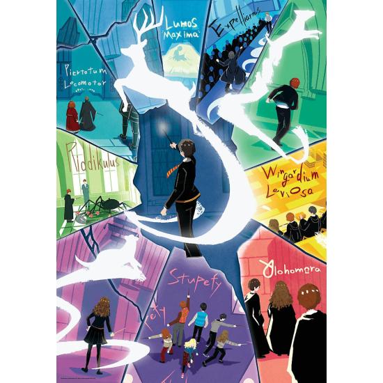 Puzzle Trefl Harry Potter Hechizos Y Patronus de 1000 Piezas