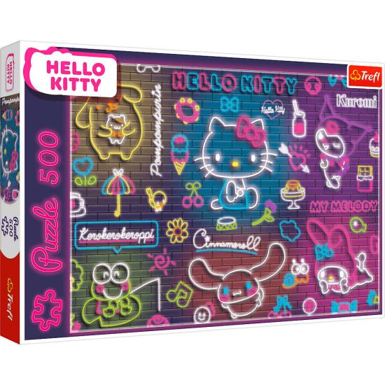 Puzzle Trefl Hello Kitty Neón de 500 Piezas
