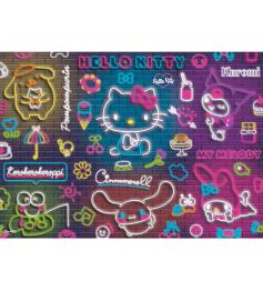 Puzzle Trefl Hello Kitty Neón de 500 Piezas