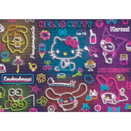 Puzzle Trefl Hello Kitty Neón de 500 Piezas