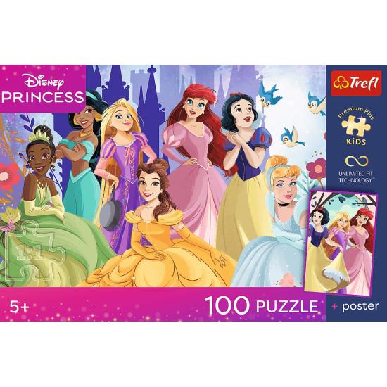 Puzzle Trefl Hora De Relax De La Princesa XXL de 100 Piezas