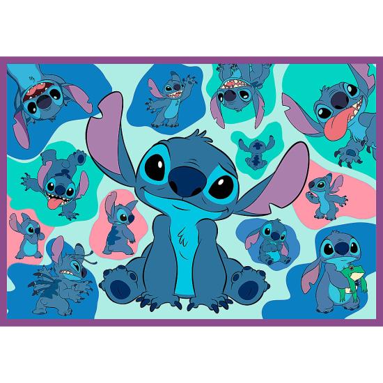 Puzzle Trefl Increíble Stitch XXL de 4x250 Piezas