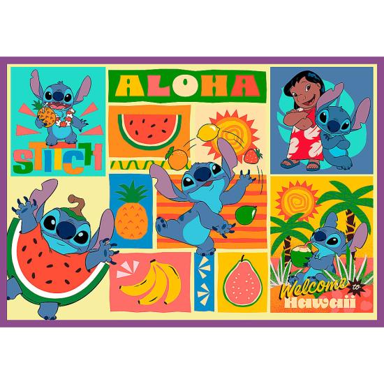 Puzzle Trefl Increíble Stitch XXL de 4x250 Piezas