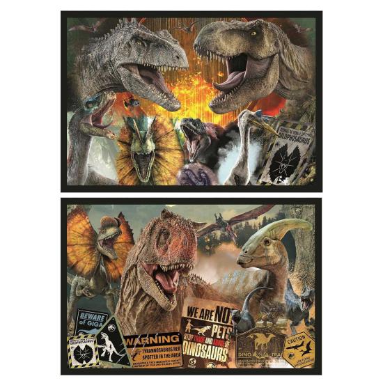 Puzzle Trefl Jurassic World Prehistoric XXL de 2 x 200 Piezas