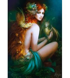 Puzzle Trefl Amiga de Dragones de 1000 Piezas