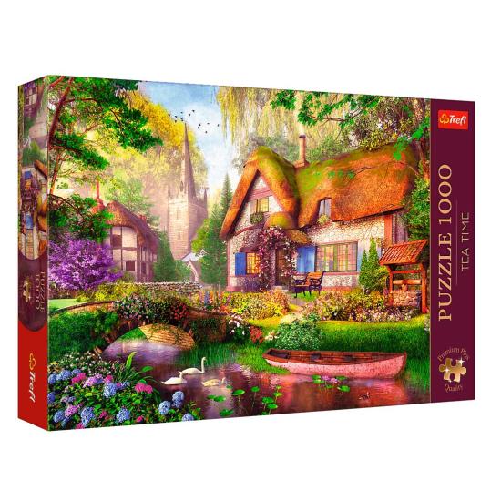 Puzzle Trefl La Cabaña Del Bosque de 1000 Piezas