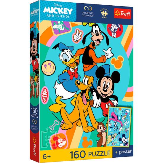 Puzzle Trefl La Hora Del Ratón Mickey XXL de 160 Pzs