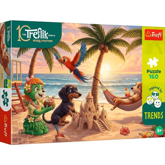Puzzle Trefl La Importancia Del Perro Salchicha XXL de 160 Pzs
