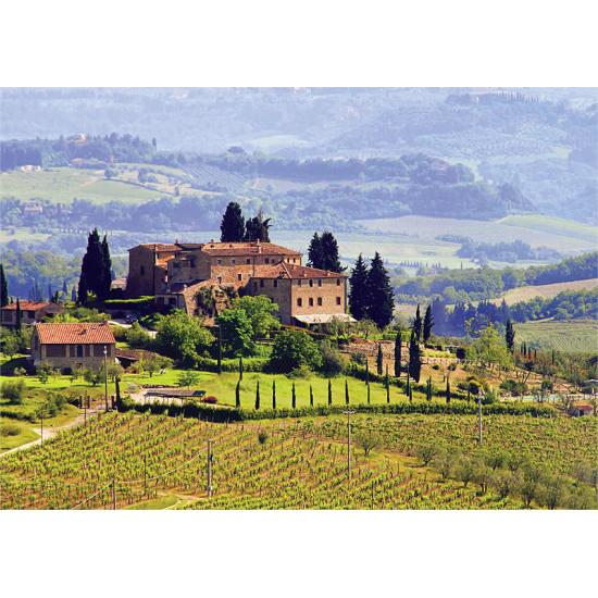 Puzzle Trefl La Toscana, Italia de 500 Piezas