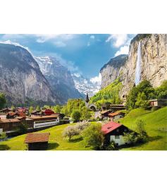 Puzzle Trefl Lauterbrunnen, Suiza de 3000 Pieza