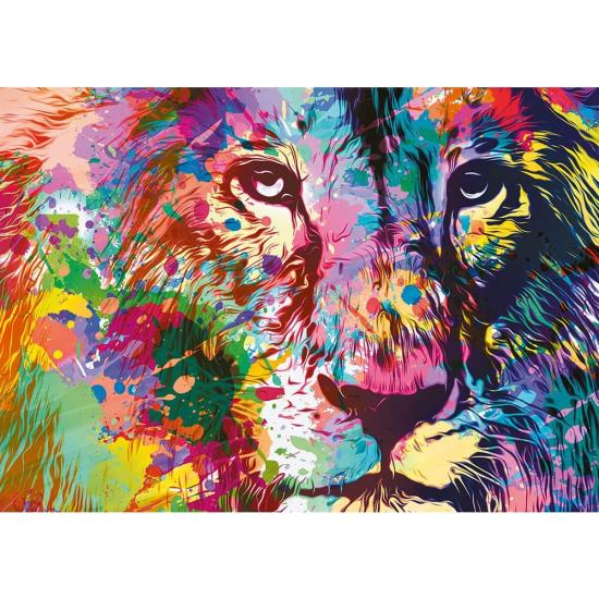 Puzzle Trefl León Colorido de 1000 Piezas Puzzle Trefl León Colorido de 1000 Piezas