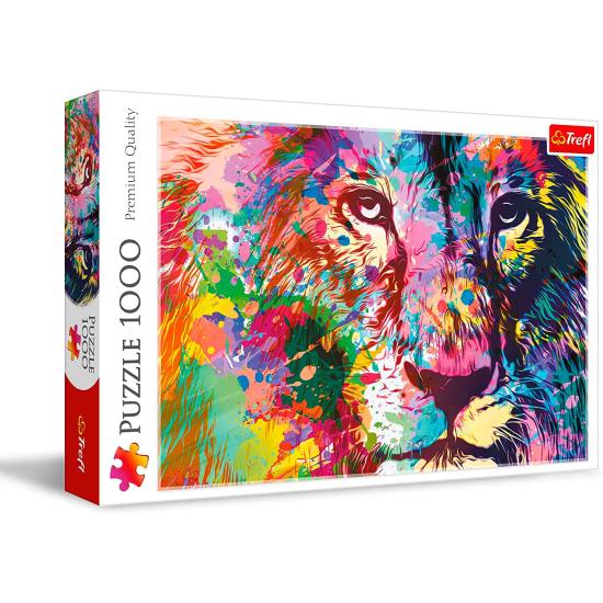 Puzzle Trefl León Colorido de 1000 Piezas Puzzle Trefl León Colorido de 1000 Piezas