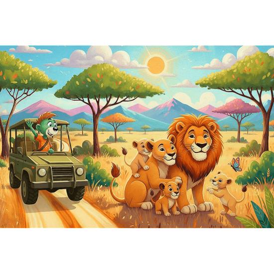 Puzzle Trefl León XXL de 100 Piezas