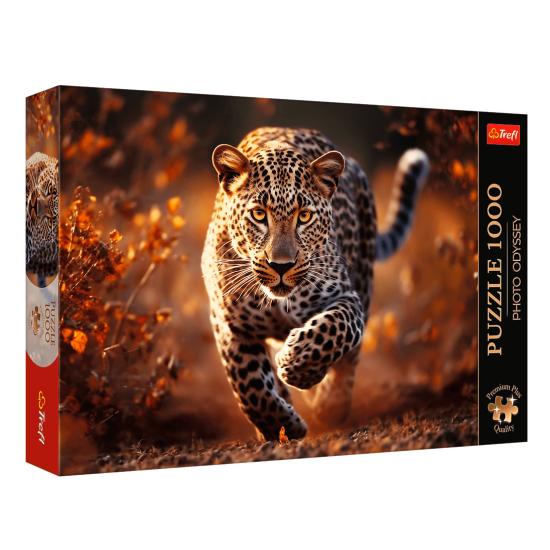 Puzzle Trefl Leopardo Salvaje de 1000 Piezas Puzzle Trefl Leopardo Salvaje de 1000 Piezas