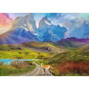 Puzzle Trefl Llama En La Patagonia de 500 Piezas