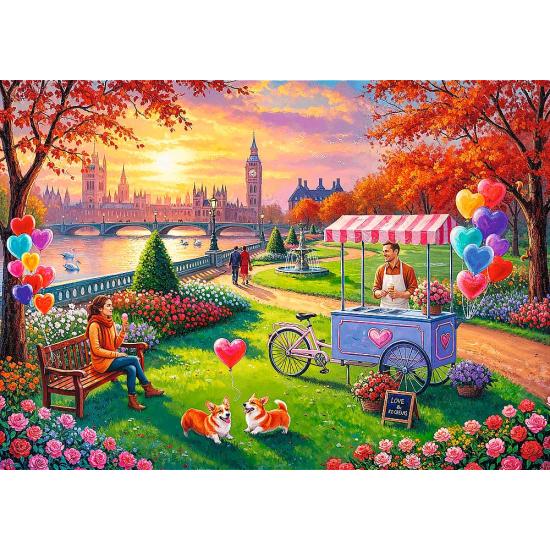 Puzzle Trefl Londres Romántico de 500 Piezas