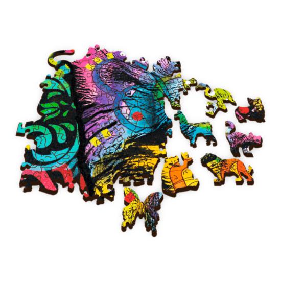 Puzzle Trefl Madera Cachorro Colorido de 500 Piezas