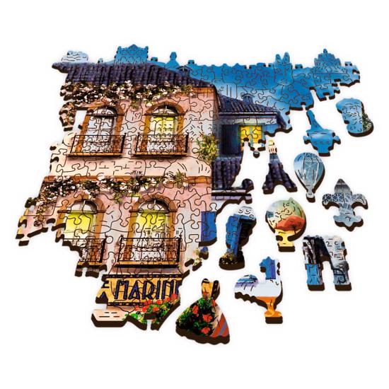Puzzle Trefl Madera Callejón Francés de 1000 Piezas