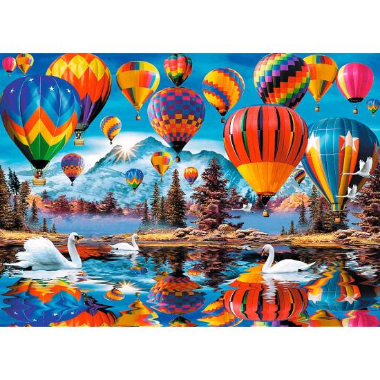 Puzzle Trefl Madera Globos de Colores de 1000 Piezas