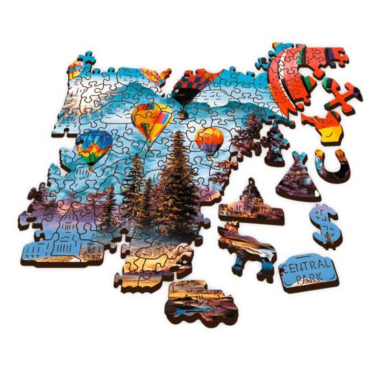 Puzzle Trefl Madera Globos de Colores de 1000 Piezas