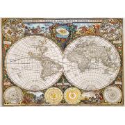 Puzzle Trefl Madera Mapa del Mundo Antiguo de 1000 Piezas
