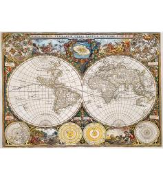 Puzzle Trefl Madera Mapa del Mundo Antiguo de 1000 Piezas