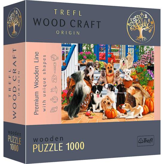 Puzzle Trefl Madera Perritos Amigos de 1000 Piezas Puzzle Trefl Madera Perritos Amigos de 1000 Piezas