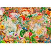 Puzzle Trefl Mapa del Mundo Antiguo 1000 Piezas