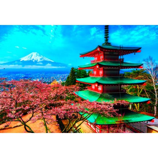 Puzzle Trefl Monte Fuji, Japón de 1500 Piezas