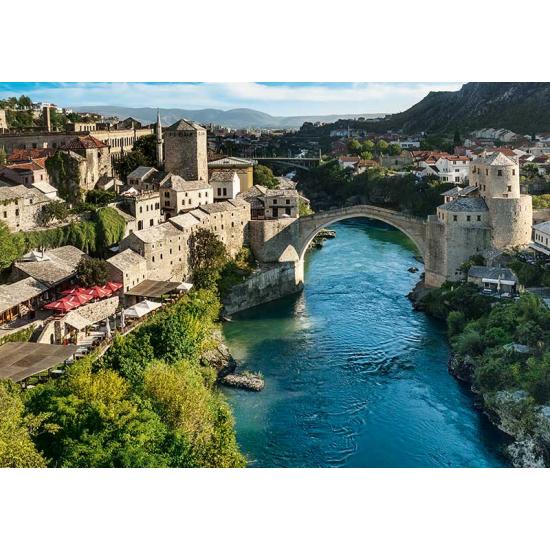Puzzle Trefl Mostar, Bosnia y Herzegovina de 1000 Piezas