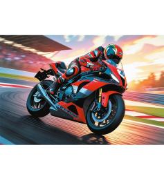 Puzzle Trefl Motocicleta Rápida XXL de 100 Piezas