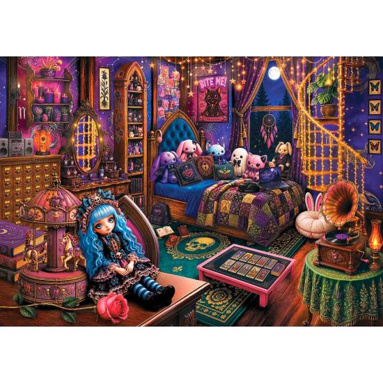 Puzzle Trefl Muñeca Gótica de 1000 Piezas