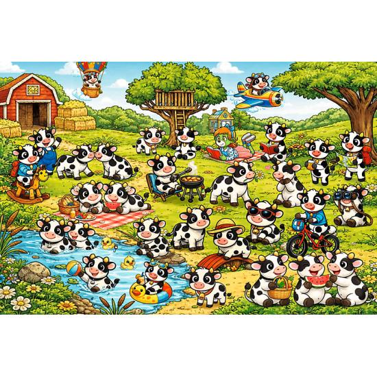 Puzzle Trefl Mundo De Las Vacas XXL de 100 Piezas