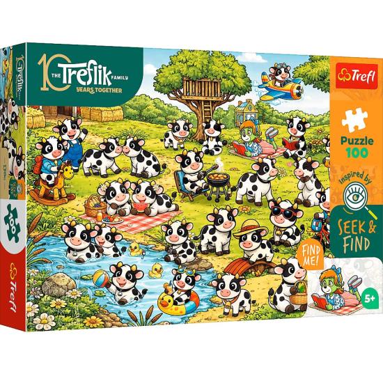Puzzle Trefl Mundo De Las Vacas XXL de 100 Piezas