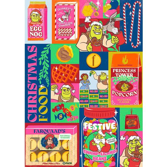 Puzzle Trefl Navidad Con Shrek de 1000 Piezas