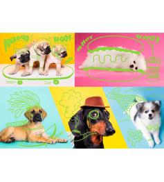 Puzzle Trefl Neón Más Que Perros de 1000 Piezas
