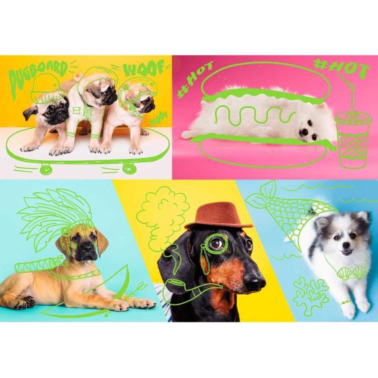 Puzzle Trefl Neón Más Que Perros de 1000 Piezas Puzzle Trefl Neón Más Que Perros de 1000 Piezas