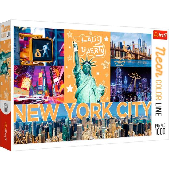 Puzzle Trefl Neón New York City de 1000 Piezas Puzzle Trefl Neón New York City de 1000 Piezas