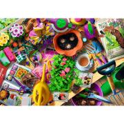 Puzzle Trefl Ordenando el Jardín 1000 Piezas