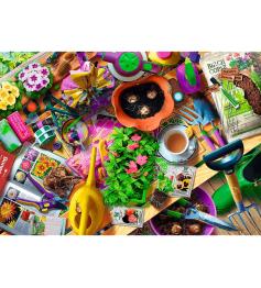 Puzzle Trefl Ordenando el Jardín 1000 Piezas