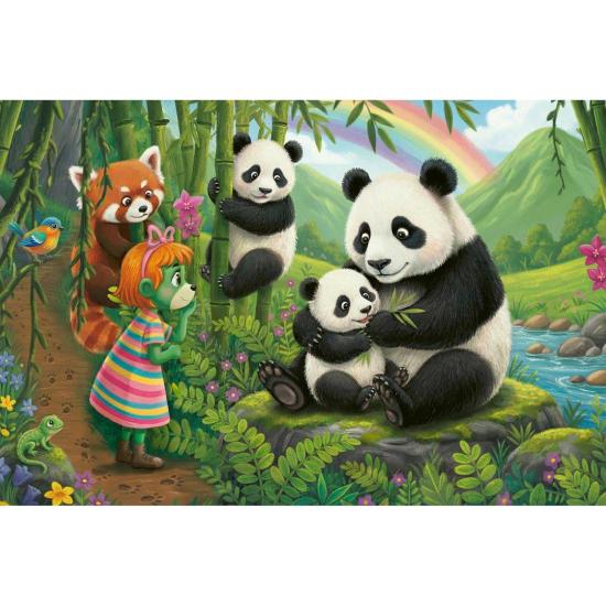 Puzzle Trefl Pandas XXL de 100 Piezas